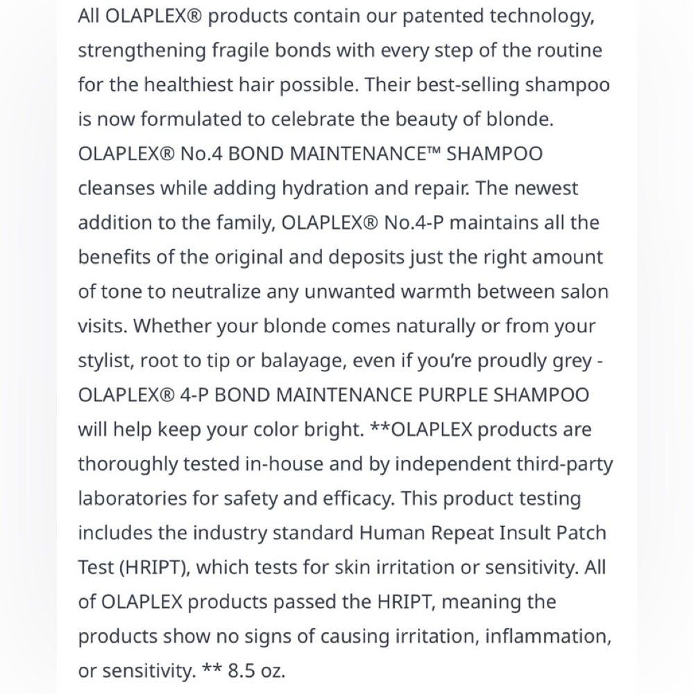 OLAPLEX No.4P Blonde Enhancer Shampoo - purple - Picture 4 of 6